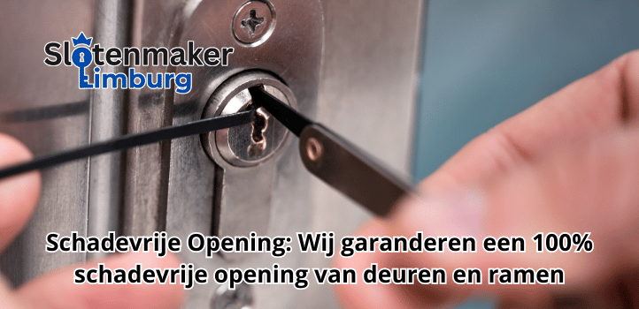 Schadevrije Opening: Wij garanderen een 100% schadevrije opening van deuren en ramen